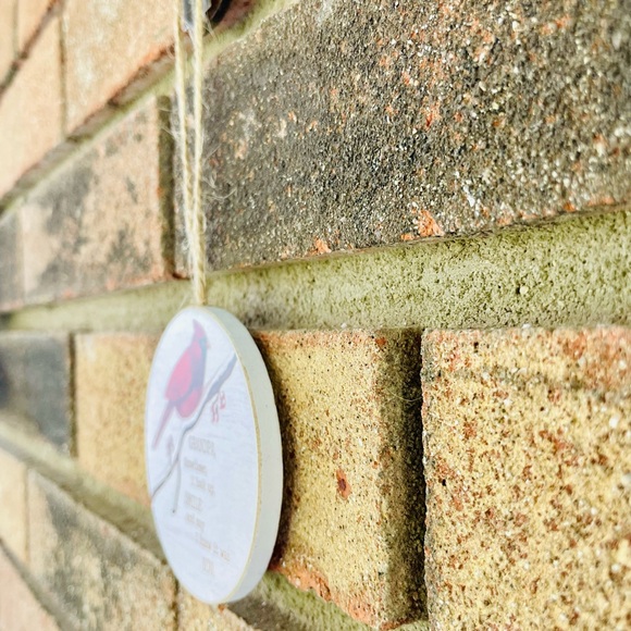 *Grandpa Round Cardinal Ornament - Picture 10 of 12